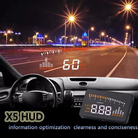 Universal X5 GPS HUD Auto Head Up Display Car Hud Gps Speedometer Car