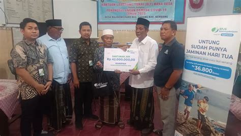 Bpjs Ketenagakerjaan Rembang Salurkan Santunan Kepada Ahli Waris