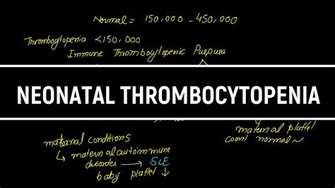 Neonatal Thrombocytopenia Alloimmune And Autoimmune Pathogenesis