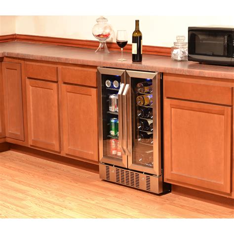 NewAir 18 Bottle Dual Zone Built-In Wine Refrigerator & Reviews | Wayfair