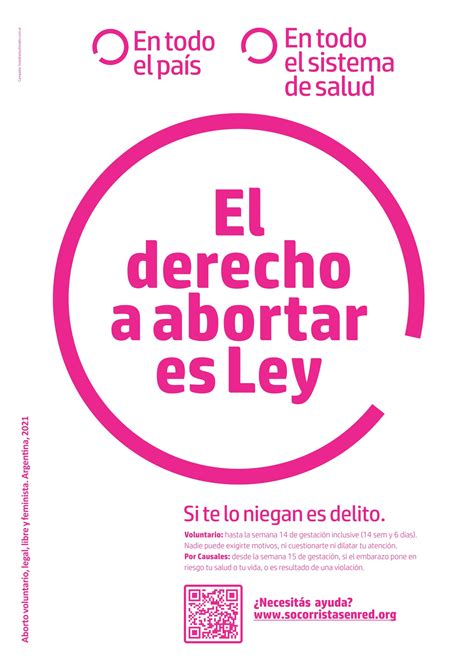 el derecho a abortar es ley socorristas en red