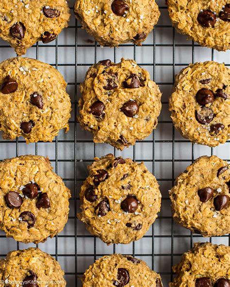 Peanut Butter Banana Oatmeal Cookies 5 Ingredients Shuangys