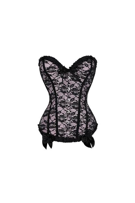 Lingerie sexy à lacets pour femme Corset moulant à la taille Co