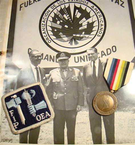 Medalhas Raras Conjunto da Força Armada Interamericana FAIBRÁS