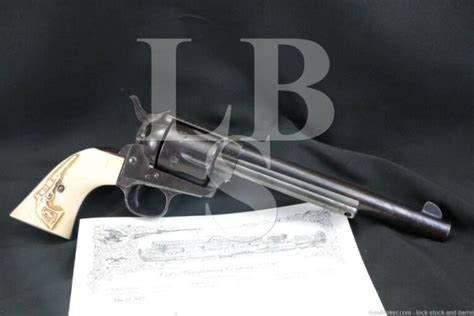 Colt 1st Gen Frontier Six Shooter SAA 44 40 Revolver Letter 1892