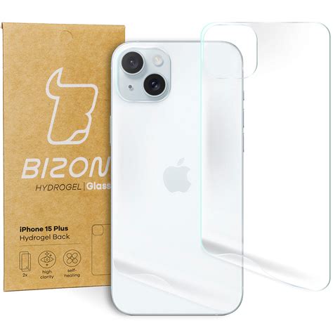 Folia Hydro Elowa Na Ty Bizon Glass Hydrogel Back Iphone Plus