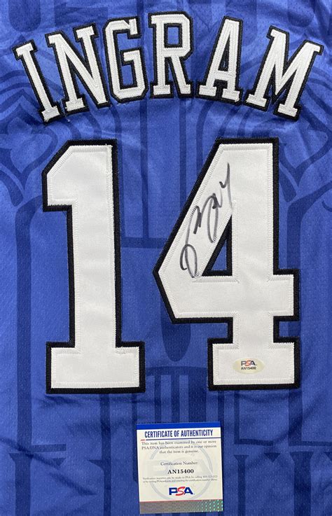 Brandon Ingram Signed Autographed Duke Blue Devils Nike Elite Jersey