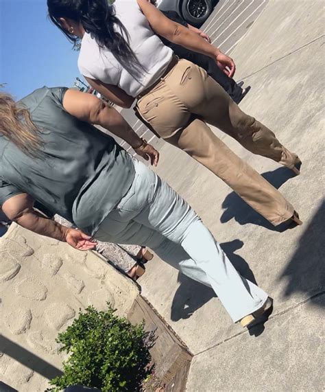 Vpl On Fat Ass Thick Latina Milf In Slacks Pants About To Burst