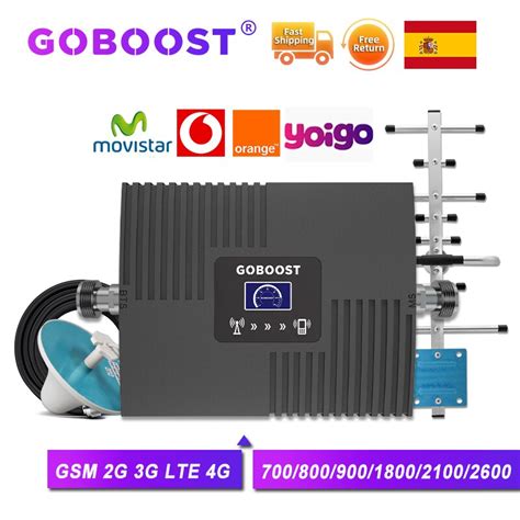 GOBOOST Amplificador de señal de telefonía movil 4G repetidor de senal