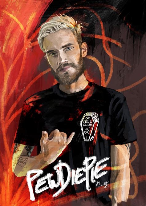 Pewdiepie Fan Art Digital Drawing Done Overnight Rpewdiepiesubmissions