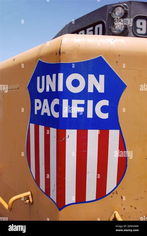 Union Pacific Railroad Locomotive Stock Photo Alamy
