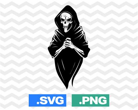 Grim Reaper Svg File Grim Reaper Svg Files Grimreaper Png Etsy