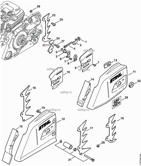 Exploring The Parts Diagram Of The Stihl Ms Chainsaw