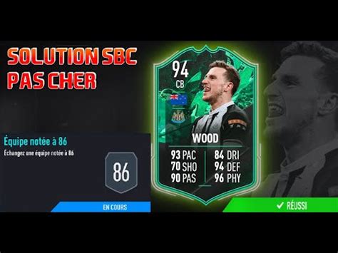 SOLUTION SBC CHRIS WOOD METAMORPHOSES EQUIPE NOTEE A 86 PAS CHER SANS