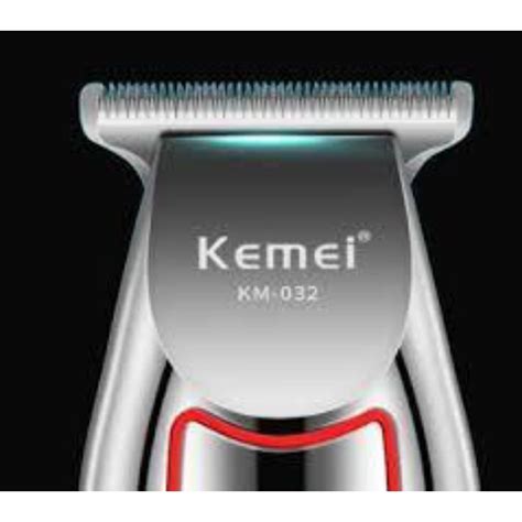 Maquina De Acabamento Cabelo Barba Profissional S Fio Kemei Km 032