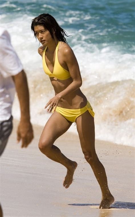 Grace Park Hot In Sexy Bikini On Beach XPicsly