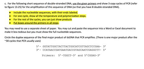 Solved c. For the following short sequence of | Chegg.com 