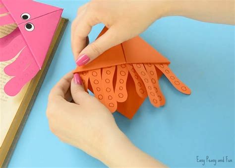 Octopus Corner Bookmarks Corner Bookmarks Bookmarks How To Make