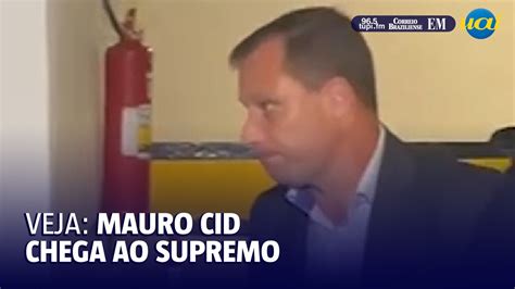 Mauro Cid Chega Ao Surpemo Para Depor Sobre Plano De Golpe V Deo