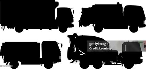 Trucks Silhouette High Res Vector Graphic Getty Images