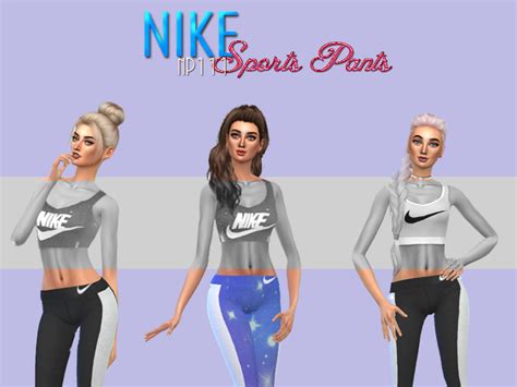 The Sims Resource Nike Sports Pants Mesh Needed