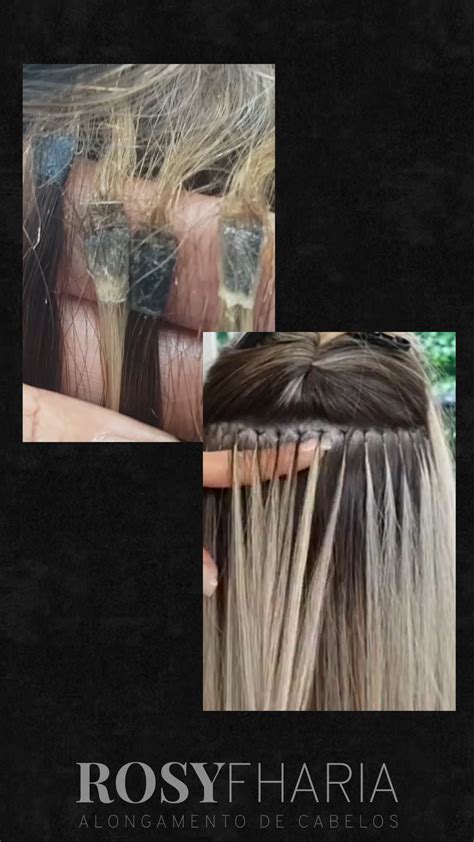 Antes e Depois o método microcápsulas de queratina megahair