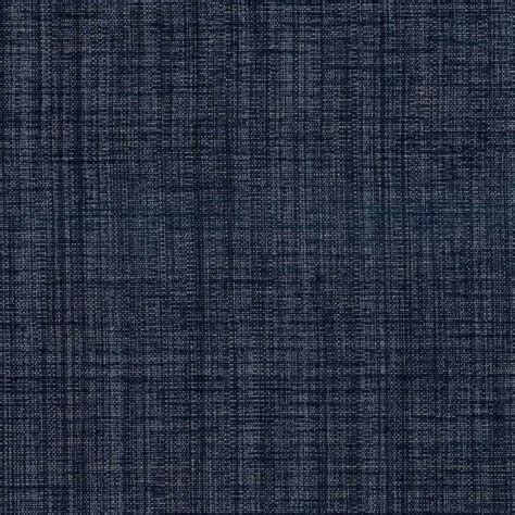 Marine Blue Texture Plain Wovens Chenille Upholstery Decorative