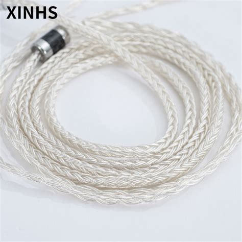 Xinhs Core N Single Crystal Copper Silver Plated Wire Headphone