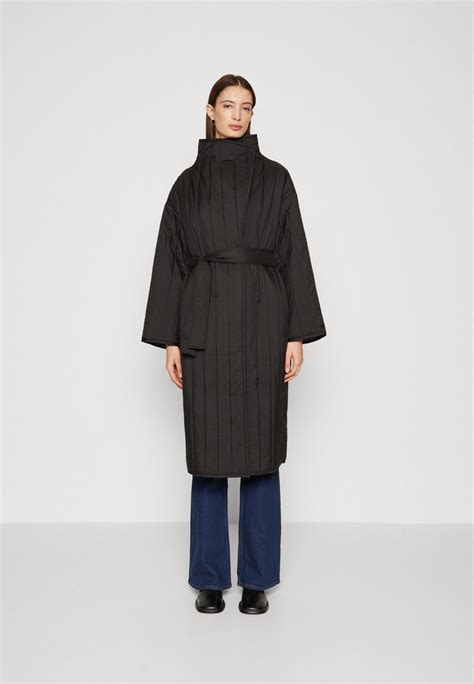 Calvin Klein Vertical Quilt Coat Winter Coat Black Zalandoie