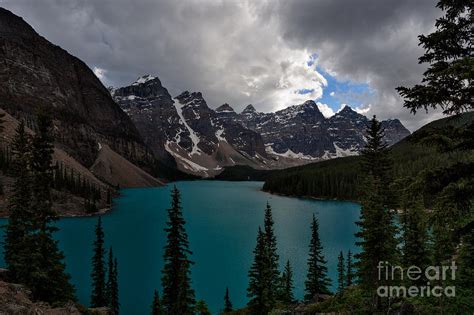 Gathering Storm At Moraine Lake Photograph By Charles Kozierok Pixels
