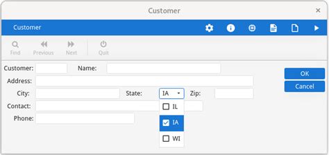 Adding A COMBOBOX Form Item