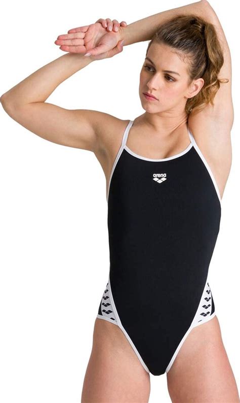 Arena Women S Team Stripe Superfly Back MaxLife One Piece Swimsuit