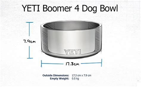 Yeti Boomer 4 Dog Bowl