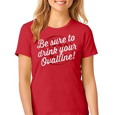 A Christmas Story Drink Your Ovaltine Shirt Christmas Etsy