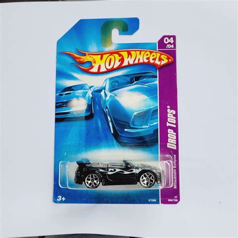 Hot Wheels Mitsubishi Eclipse DROP TOPS Black Scale JDM Shopee Philippines