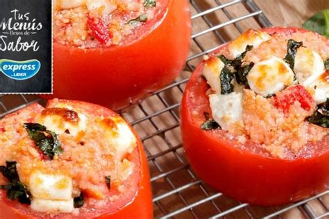 Tomates Rellenos Con Queso De Cabra La Receta Express De Lider