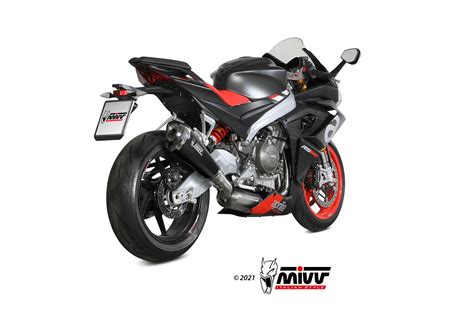 Mivv Delta Race Carbon Compleet Uitlaatsysteem High Met E Keur Aprilia