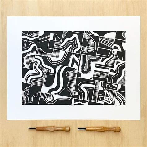 Wood & Linocut Prints Prints linocut, linocut, linocut, linoleum ...