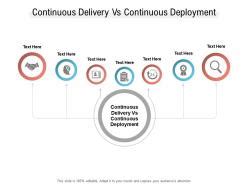 Continuous Delivery Vs Continuous Deployment Ppt Powerpoint