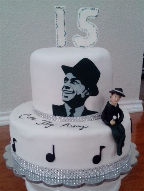 My Cake Hobby: Frank Sinatra Cake