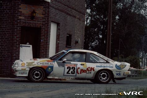 Lietaer Paul De Maegd Herman Opel Manta GSi Ypres 24 Hours Rally 1987