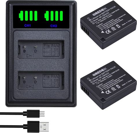 Powertrust Pcs Dmw Blg Dmw Ble Battery With Charger For Panasonic