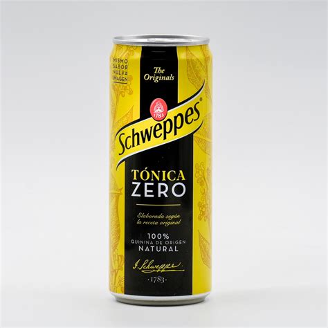 TÓNICA SCHWEPPES ZERO LATA 33 CL Supermercado Fernando Lucena