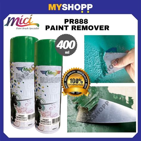 Mici Paint Remover Paint Remover Spray Aerosol Paint Remover 400ml [ready Stock] Shopee