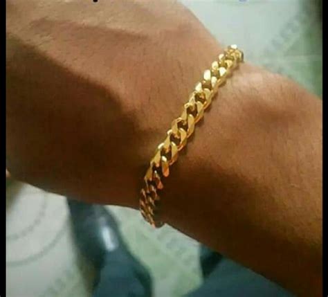 Pulsera Hombre Acero Oro Rebajas Diciembre Clasf