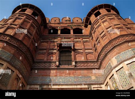 Agra The Red Fort Agra Sandstone Hi Res Stock Photography And Images