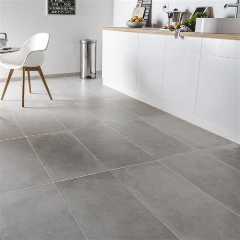 Inspirant Couleur Cuisine Avec Carrelage Beige Sol De Cuisine Gris