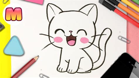 Como Dibujar Un Gato Kawaii Paso A Paso Como Dibujar Un Gato Dibujos