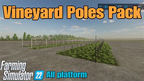 Vineyard Poles Pack Mod For All Platforms On FS22 YouTube