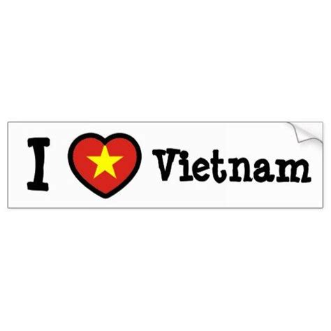 Vietnam Flag Bumper Sticker In 2024 Vietnam Bumper Stickers Vietnam